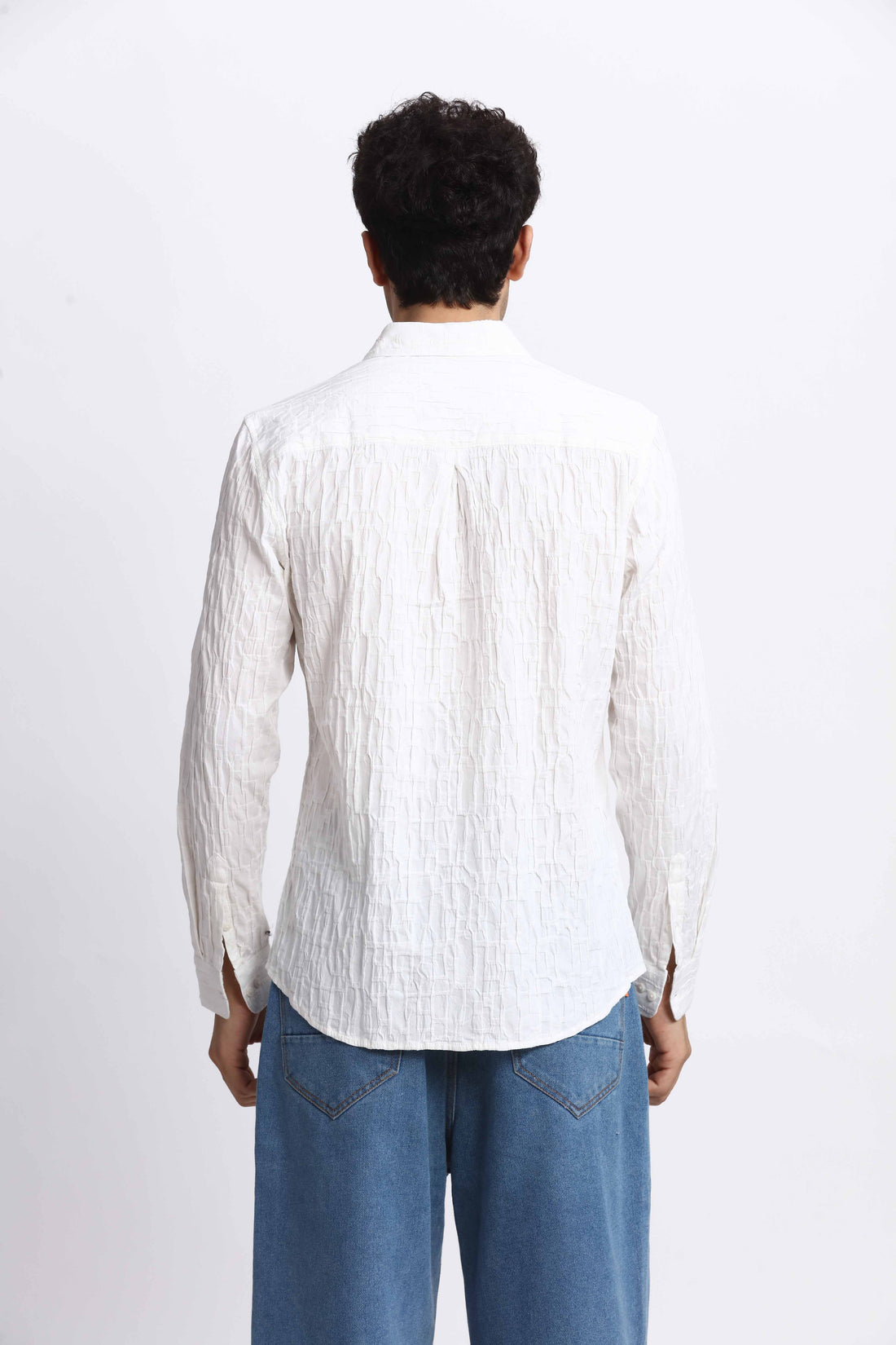 CRINKLE SLIM FIT SHIRT