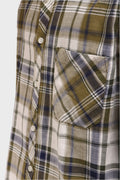 DARK GREEN CHECKS REGULAR FIT SHIRT - XKIND