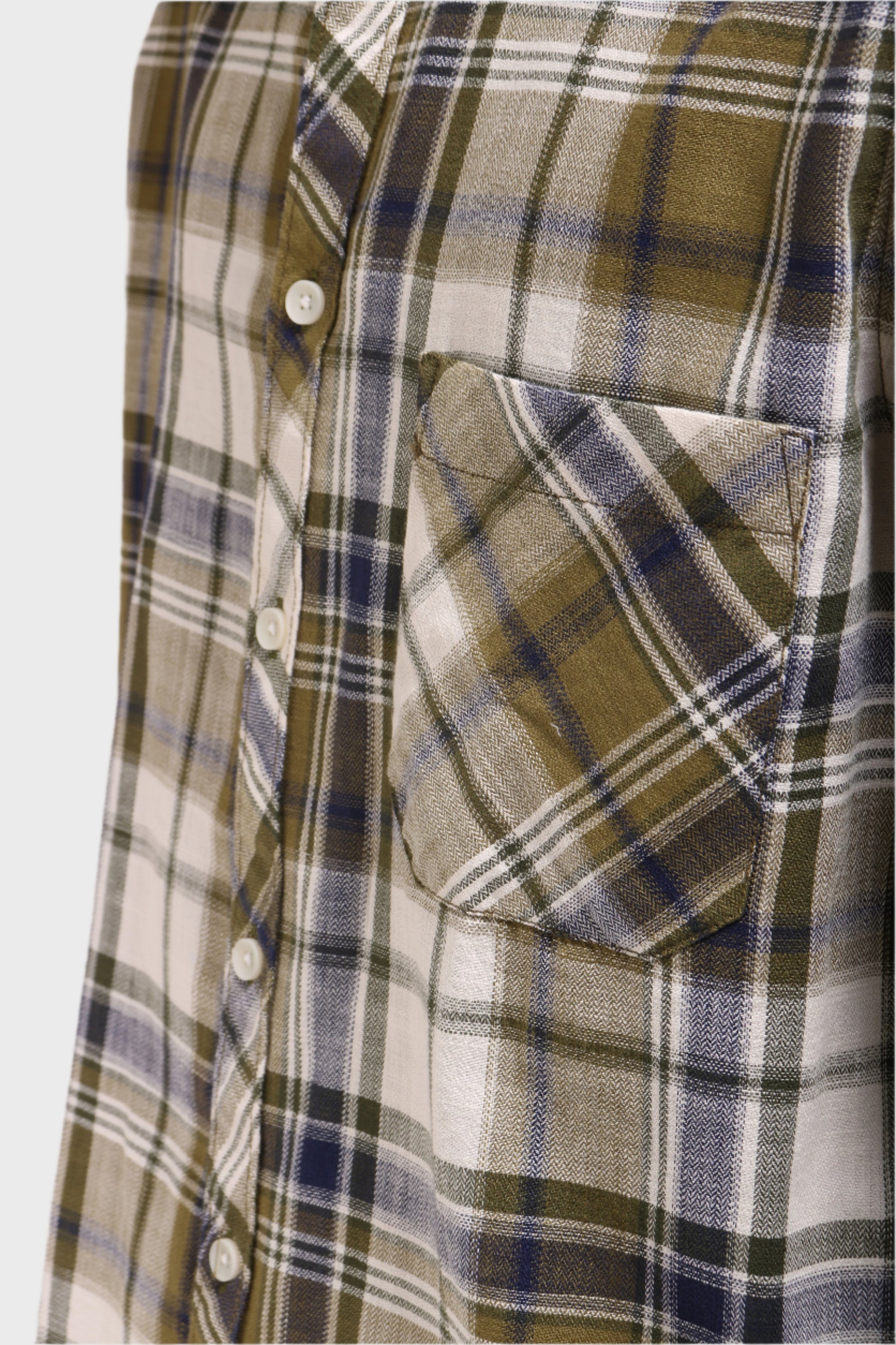 DARK GREEN CHECKS REGULAR FIT SHIRT - XKIND