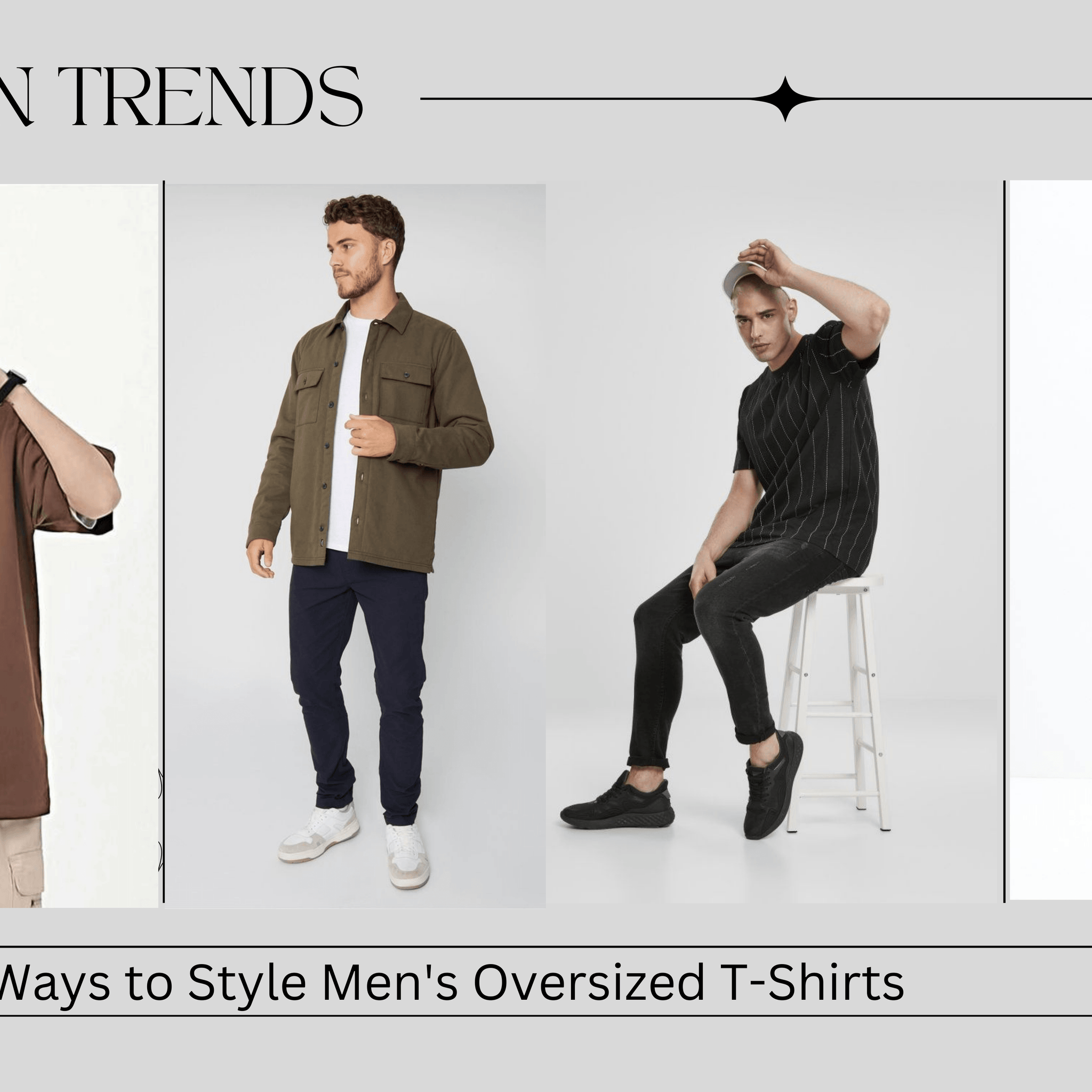 11 Creative Ways to Style Men's Oversized T-Shirts - XKIND