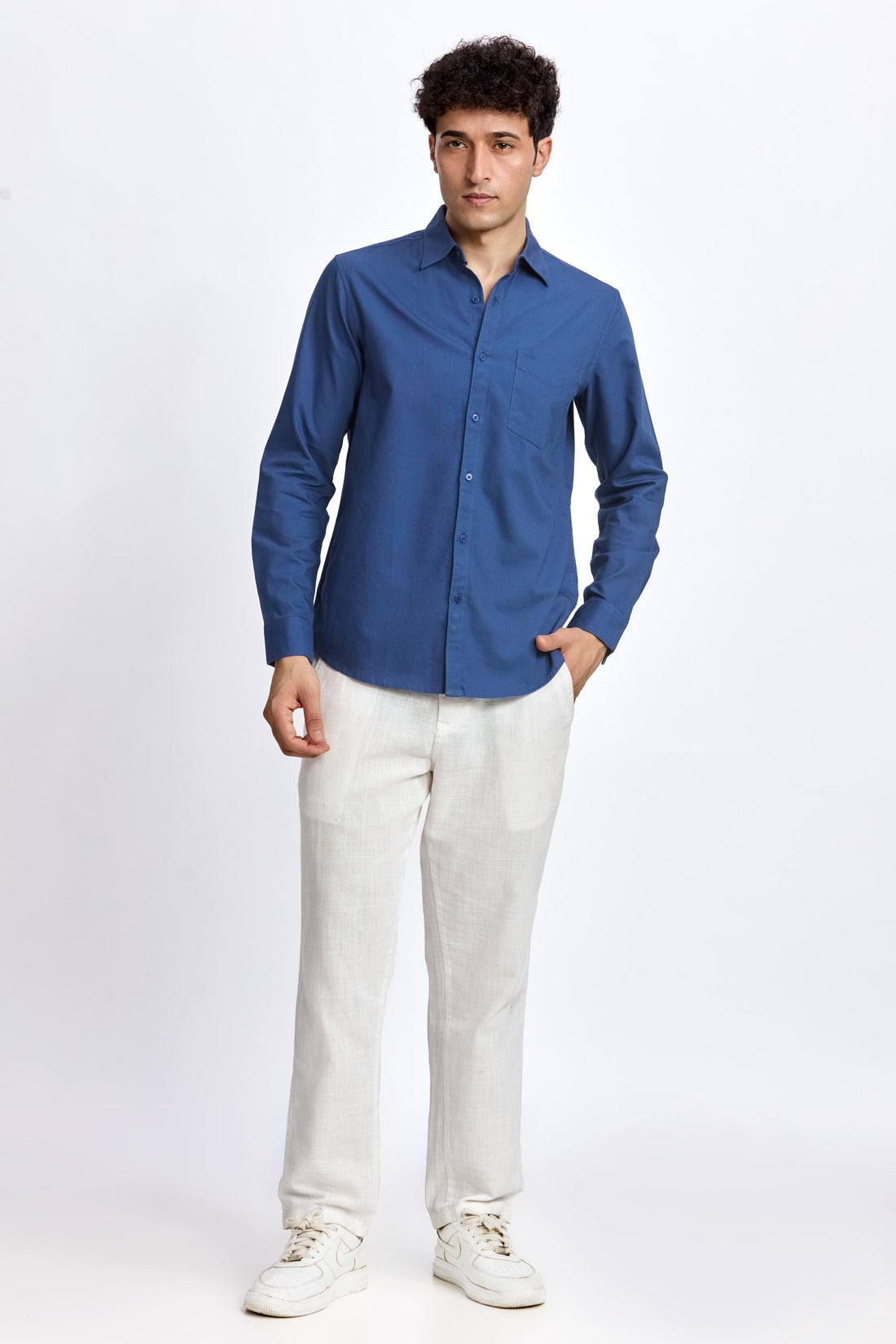 OLIVE OXFORD REGULAR FIT SHIRT (Copy)