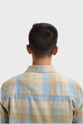 XKIND LIGHT GREEN CHECKS REGULAR FIT SHIRT - XKIND