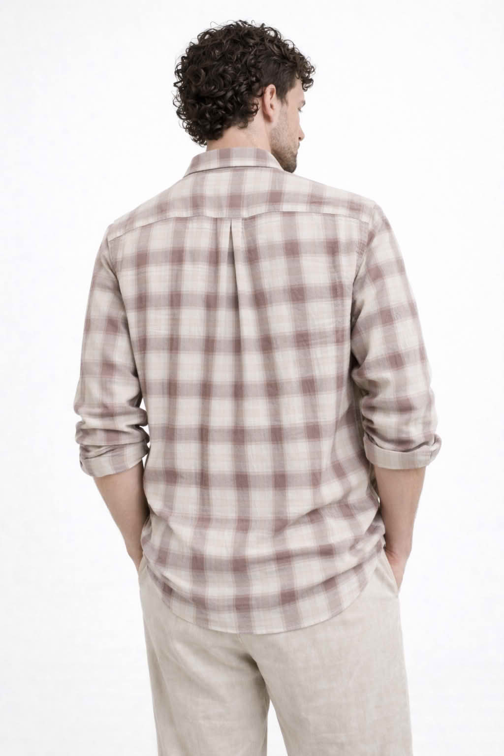 BLUE CHECKS REGULAR FIT CASUAL SHIRT