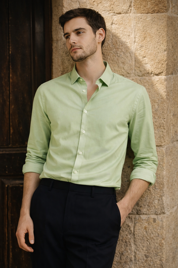 JONESBURG PISTA TENCEL SLIM FIT FORMAL SHIRT