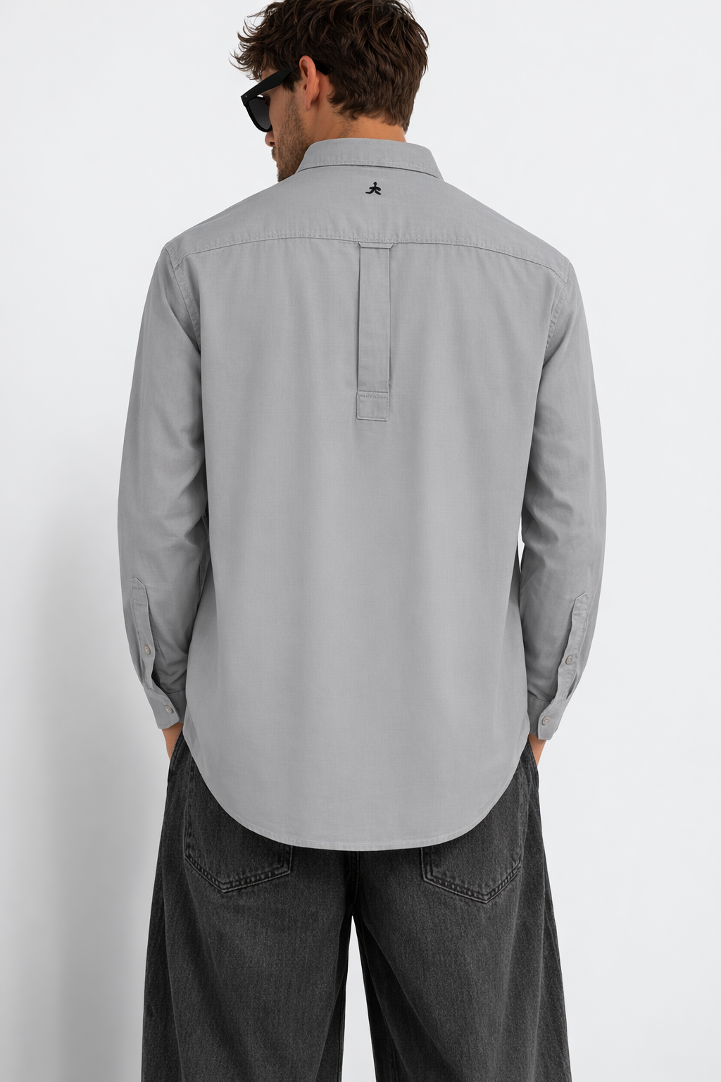 GREY OXFORD REGULAR FIT SHIRT
