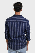 INDIGO STRIPES REGULAR FIT SHIRT - XKIND