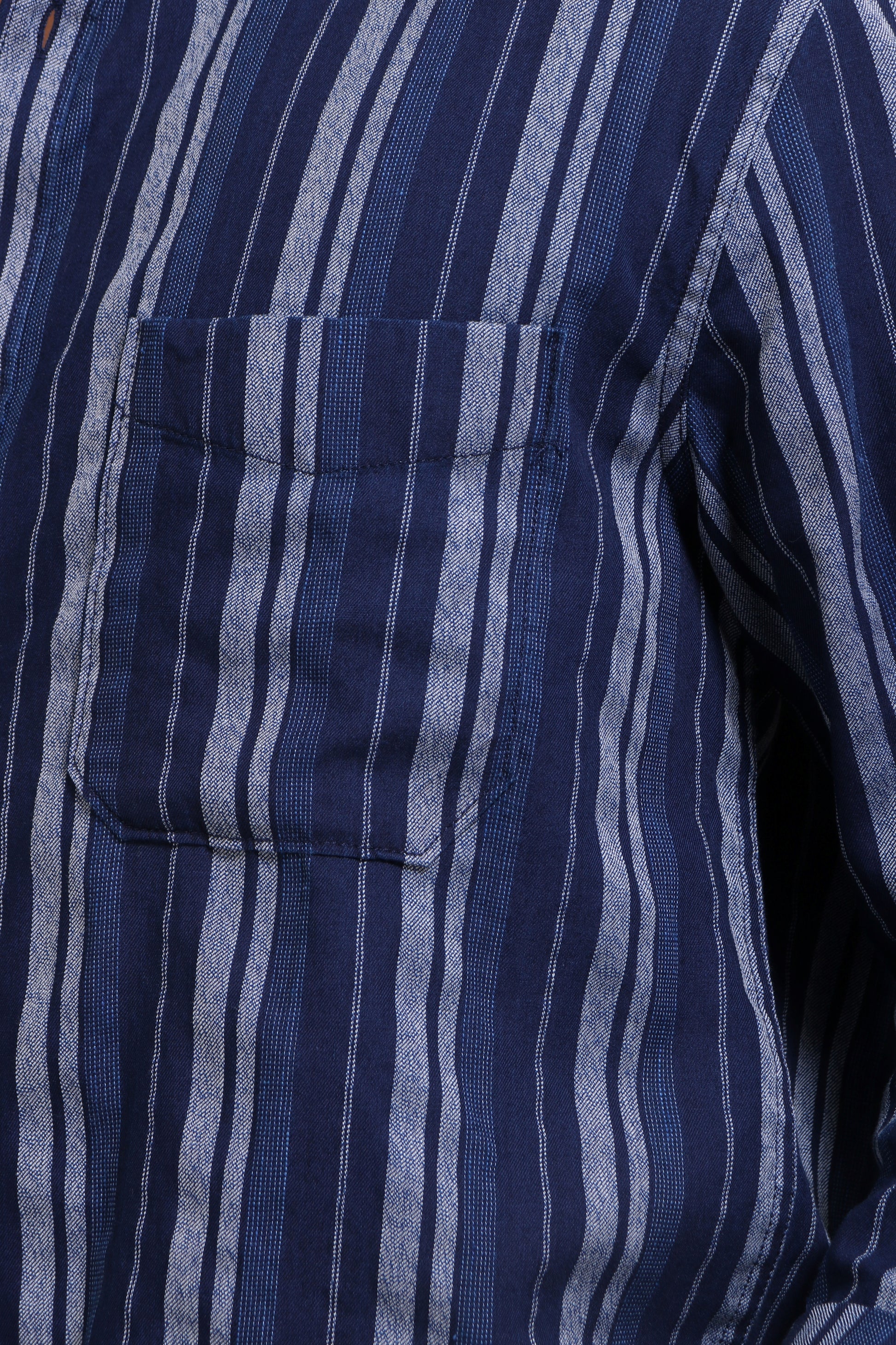 INDIGO STRIPES REGULAR FIT SHIRT - XKIND