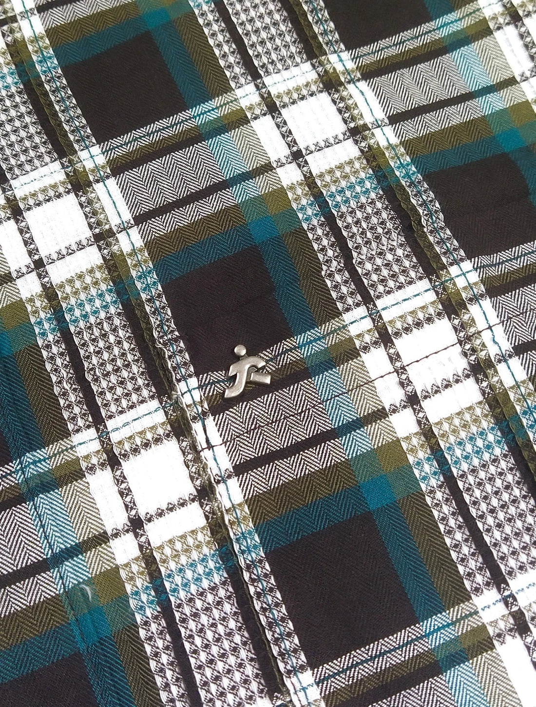 XKIND'S BROWN CHECKS REGULAR FIT CASUAL SHIRT